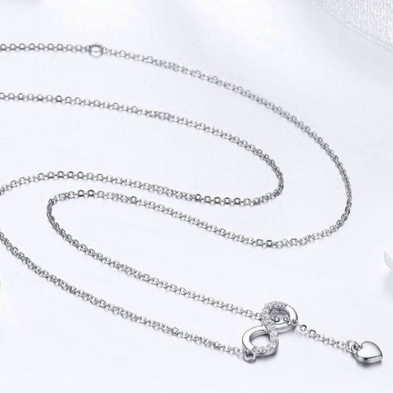 Sublime Infinite Love Pendant Necklace – 925 Sterling Silver