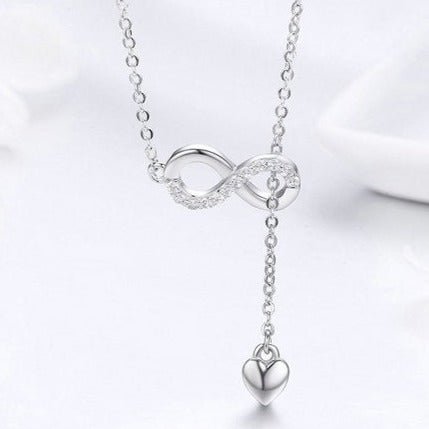 Sublime Infinite Love Pendant Necklace – 925 Sterling Silver