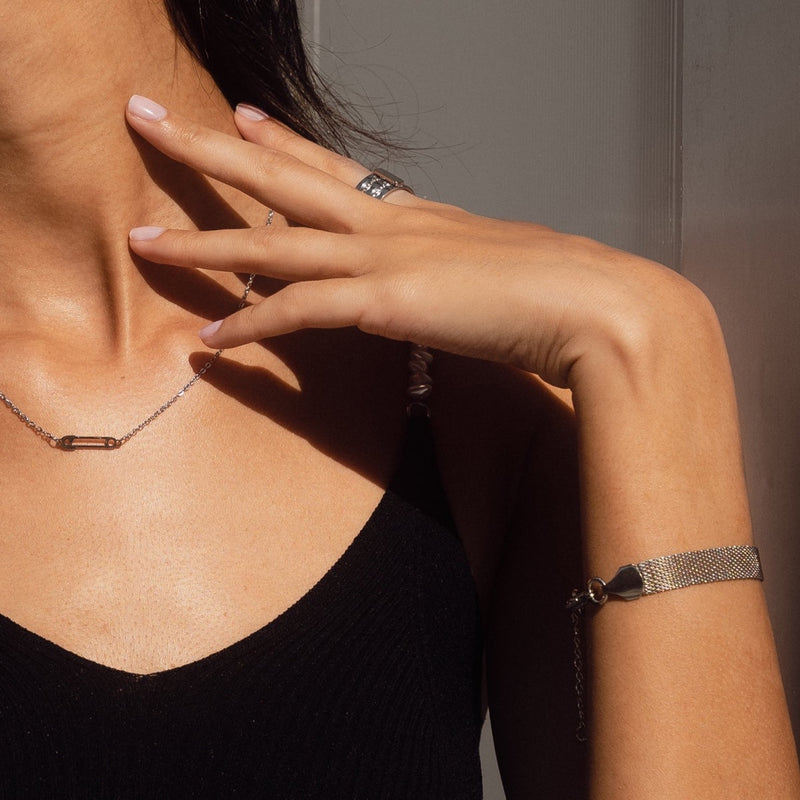 Smooth Weave Bracelet, expertly finished in Silver Vermeil