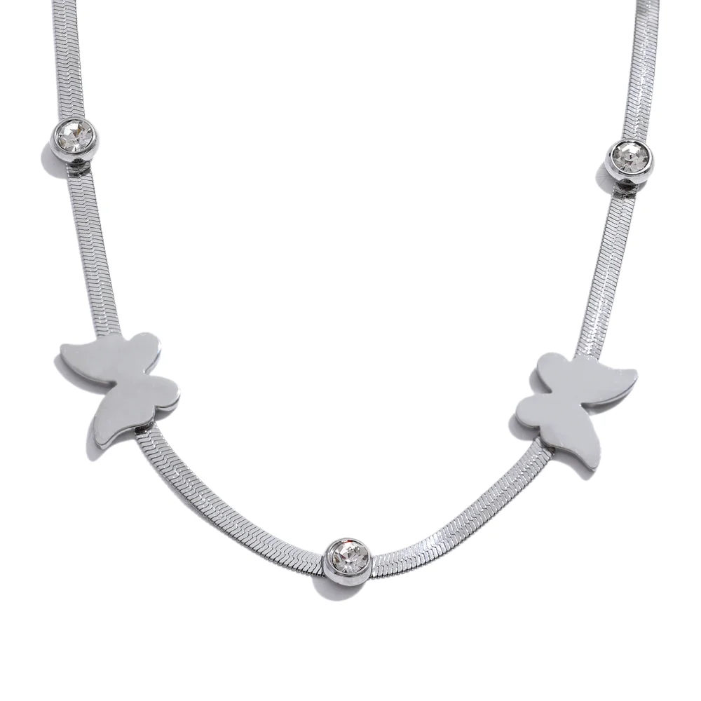 Butterfly Choker – 18k Gold Finish