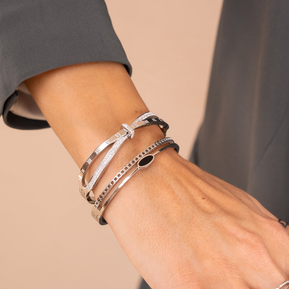 Roman Zircon Bracelet, expertly finished in Silver Vermeil