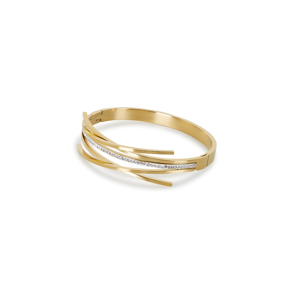 Florence Zircon Bracelet in 18k Gold Finish