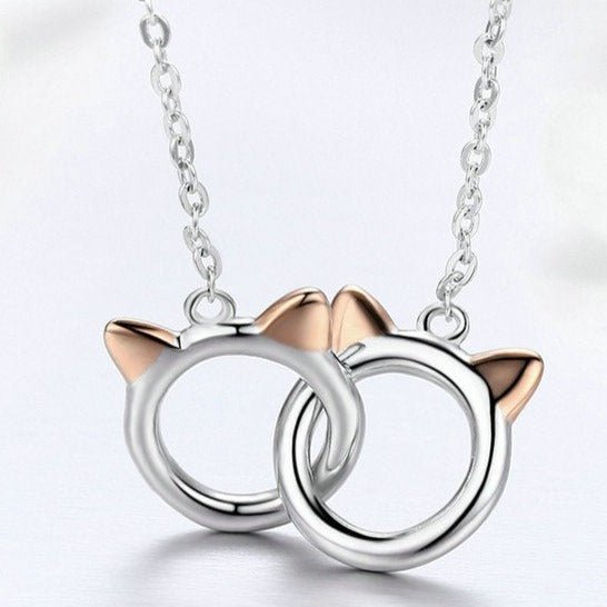 United Cats Necklace – 925 Sterling Silver