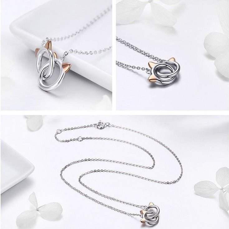 United Cats Necklace – 925 Sterling Silver