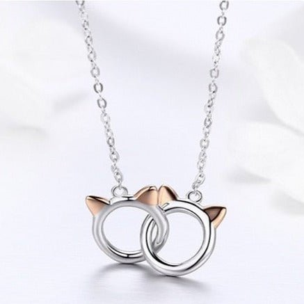 United Cats Necklace – 925 Sterling Silver