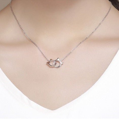 United Cats Necklace – 925 Sterling Silver