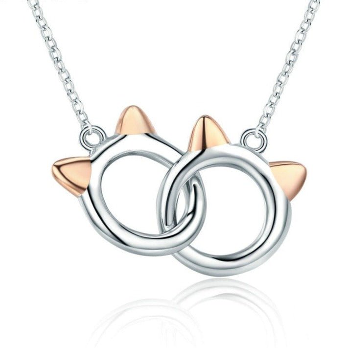 United Cats Necklace – 925 Sterling Silver
