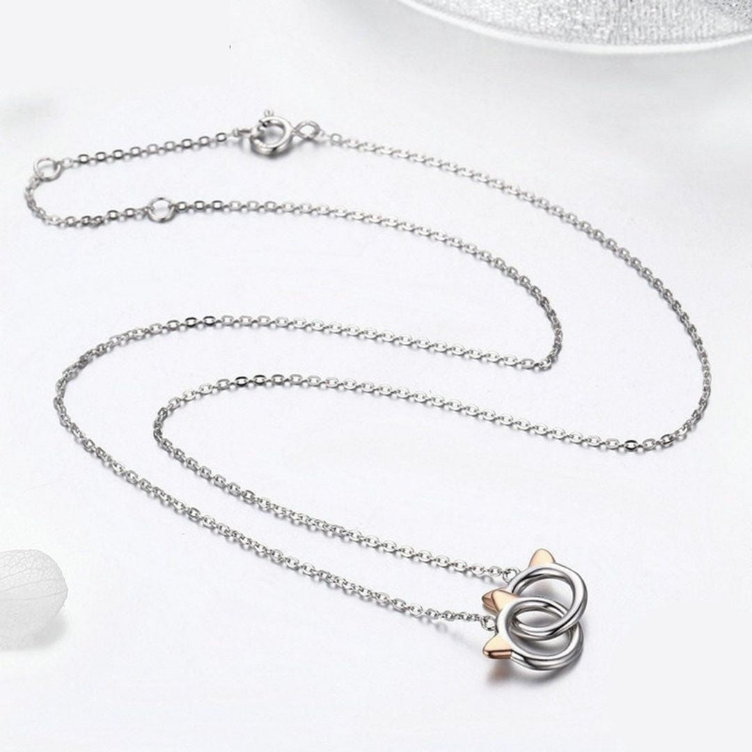 United Cats Necklace – 925 Sterling Silver