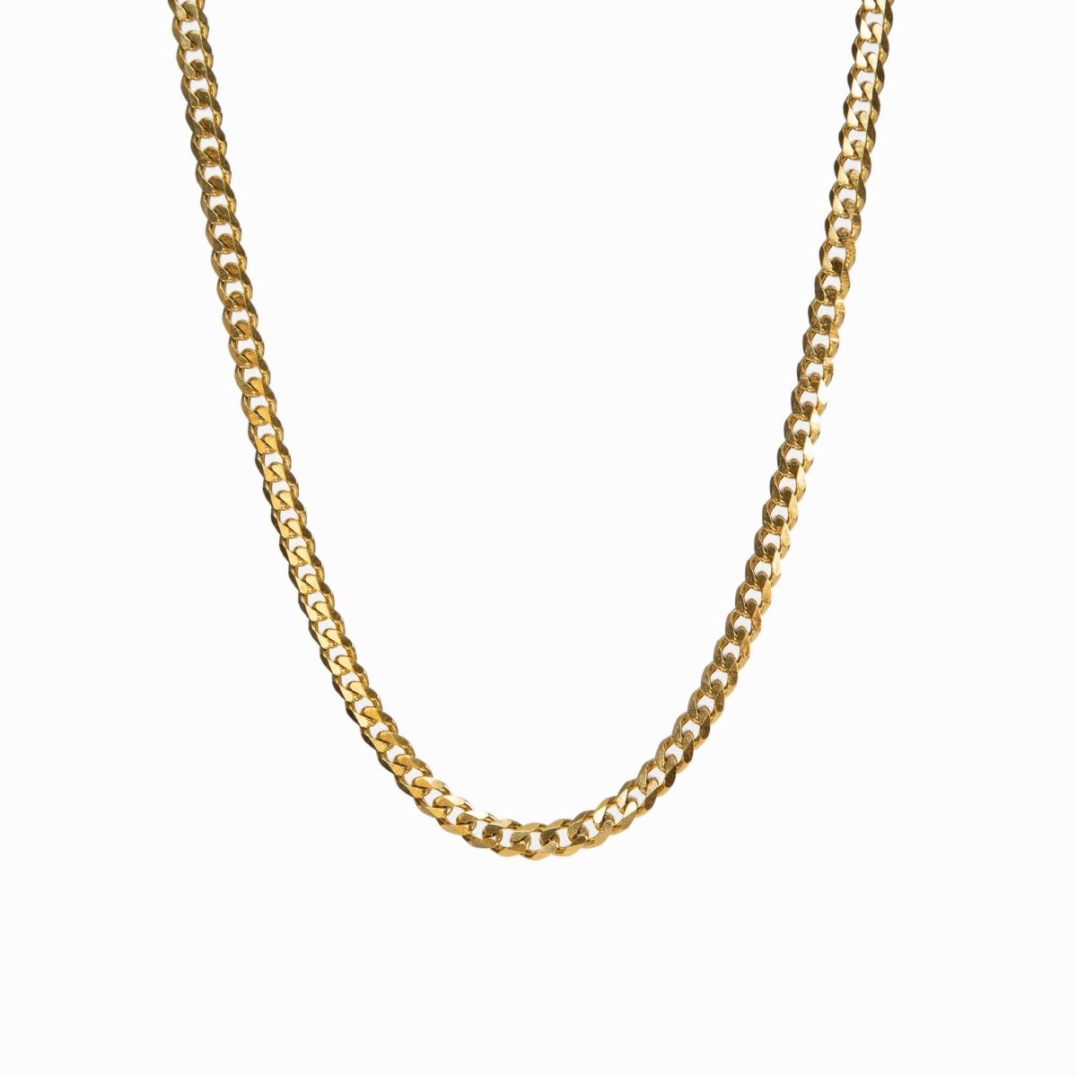Selenza Cuban Chain Necklace – 18k Gold Finish