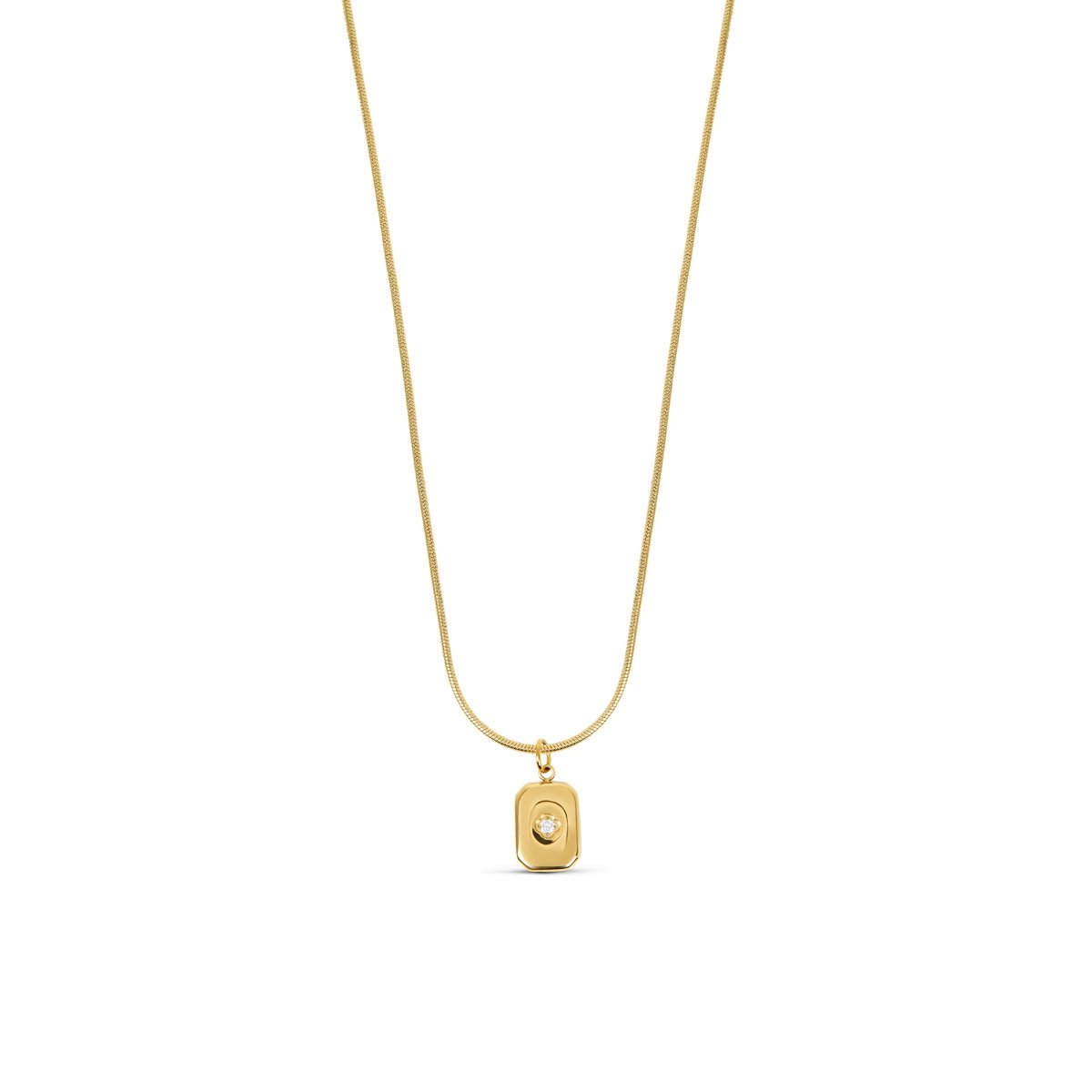Shine Pendant Necklace in 18k Gold Finish