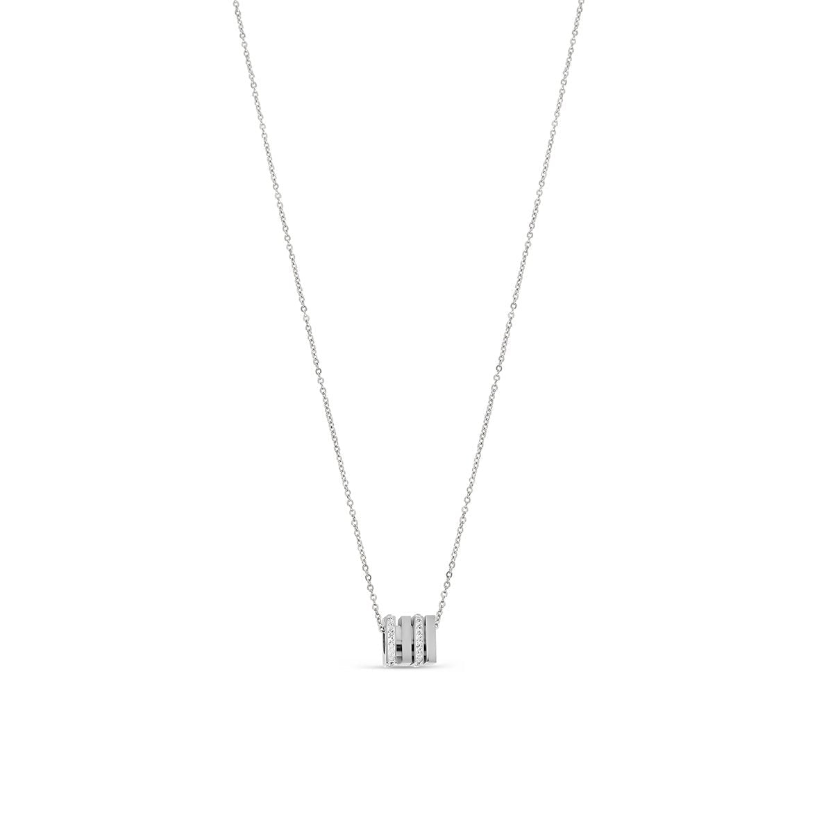 Rubix Necklace – Silver Finish