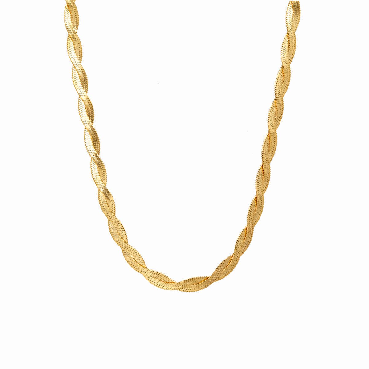 Twist Necklace – 18k Gold Finish