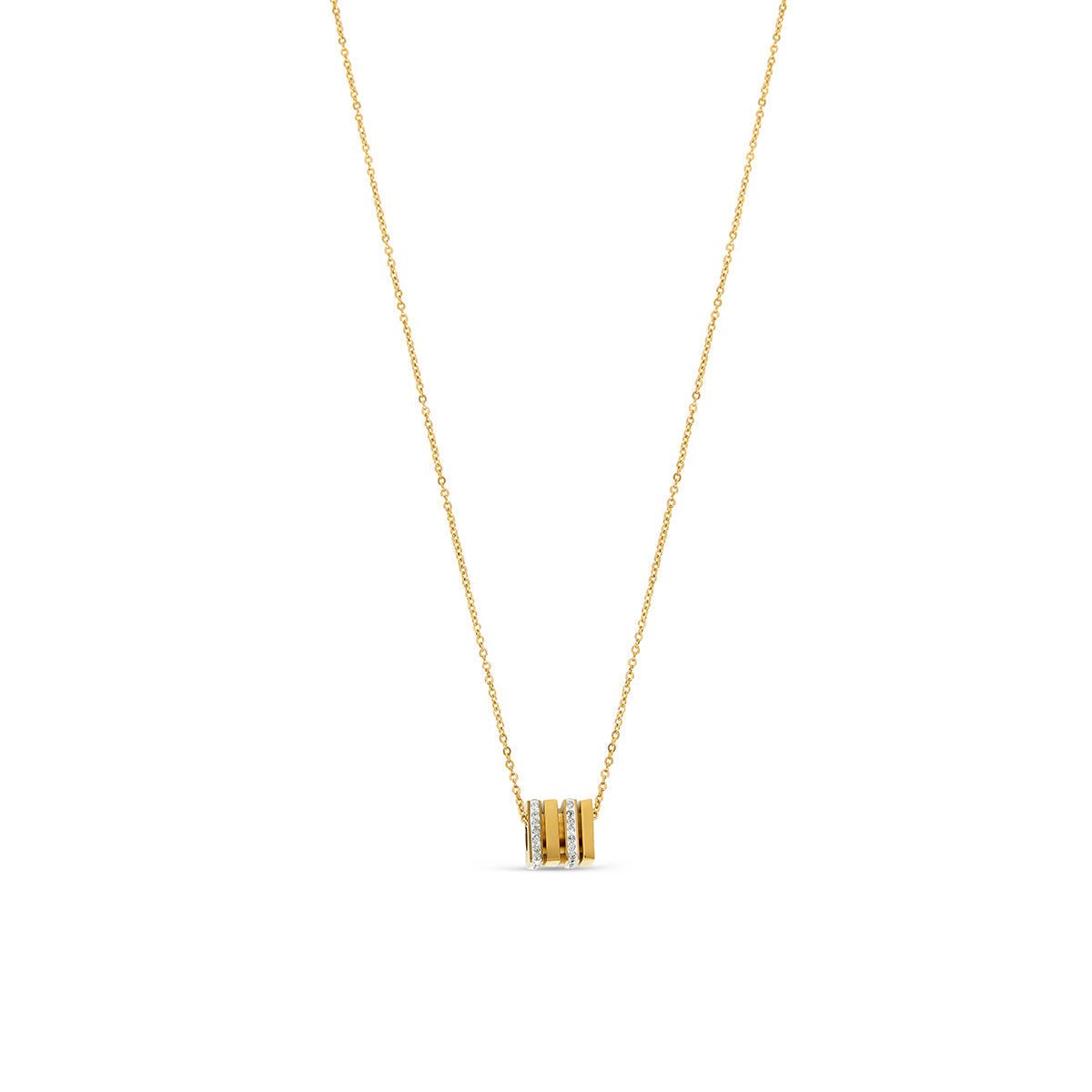 Rubix Necklace in 18k Gold Finish