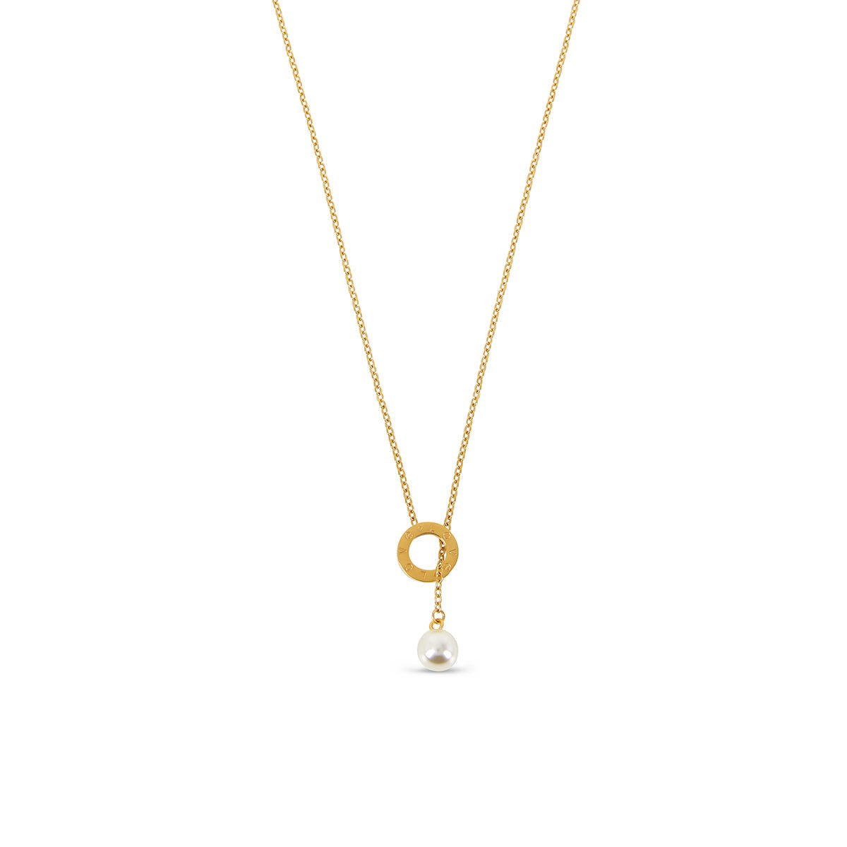 Sicily Pearl Necklace – 18k Gold Finish
