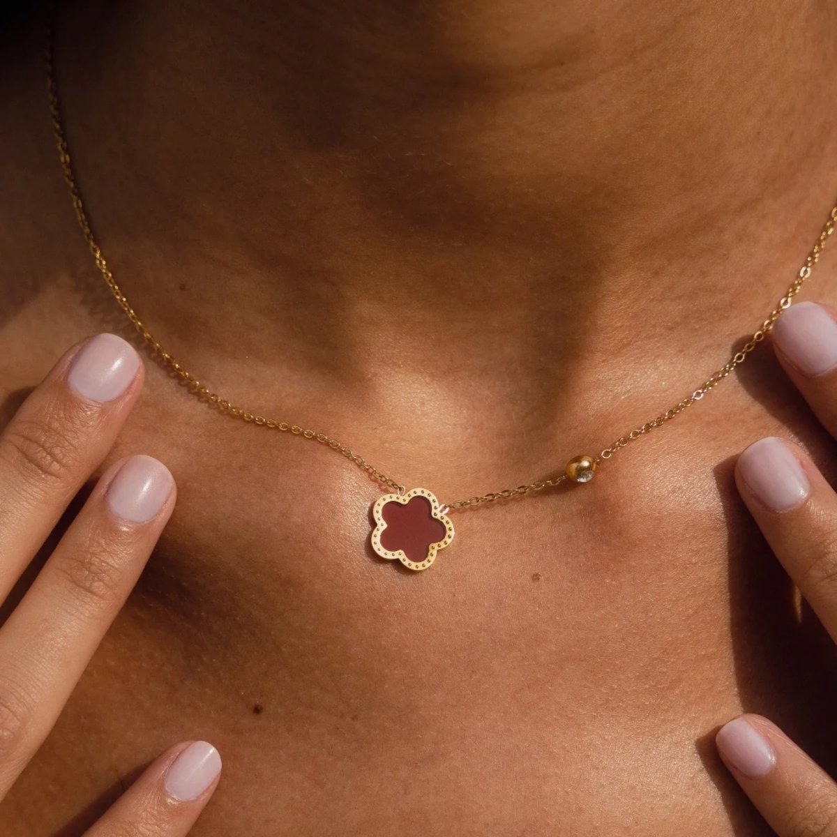 Alhambra Clover Necklace – 18k Gold Finish