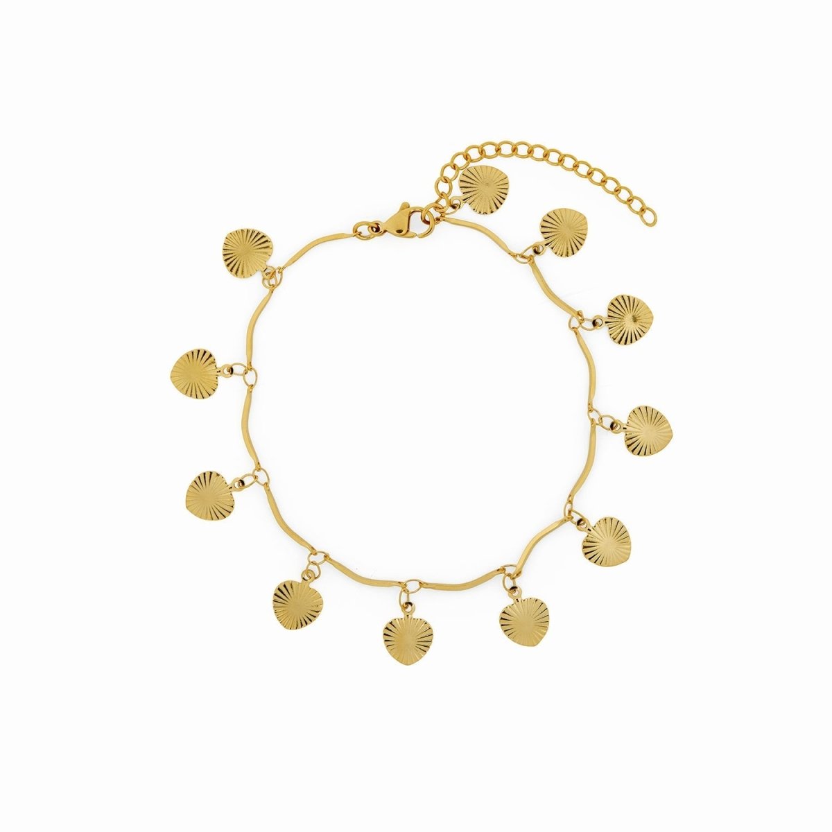 Shell Anklet – 18k Gold Finish